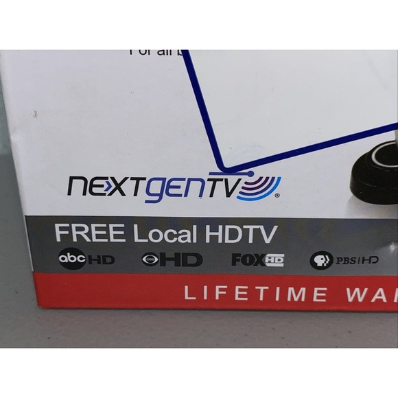 Indoor HD Antenna Jasco Free Local HDTV 1080p 4K Classic Rabbit Ears Style NEW - Picture 4 of 4